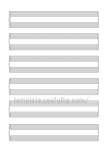 五線譜 無料でダウンロードできるテンプレート